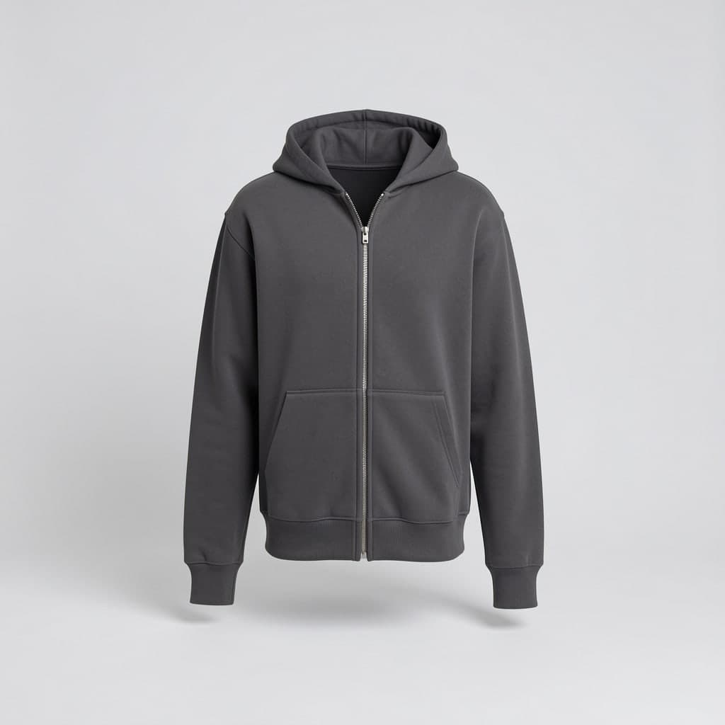 Zip Hooded Sweatshirt - View 1